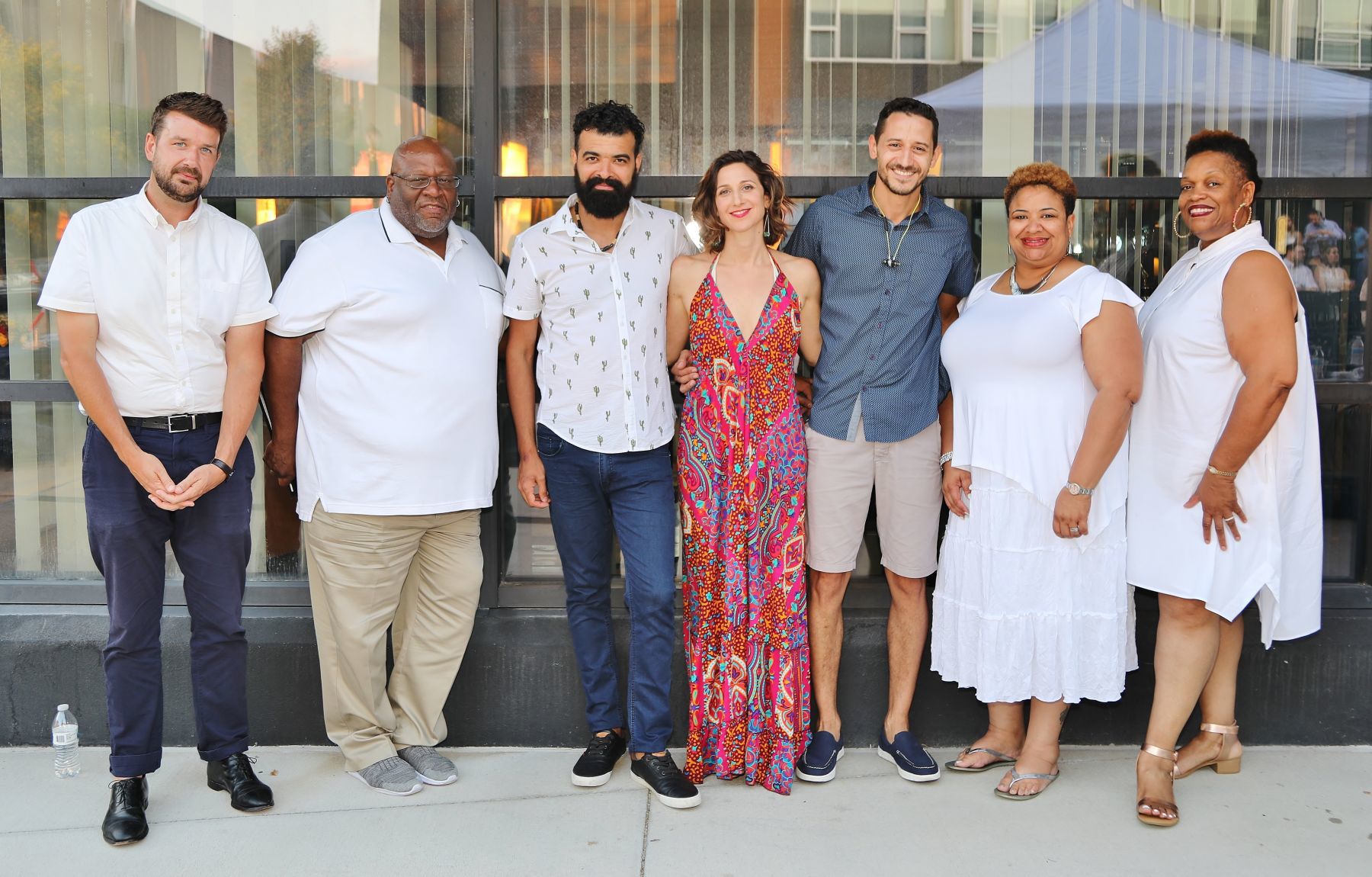 The Eleanor Dubinsky Band: Adam Maness, John King, Wesley Amorim, Eleanor Dubinsky, Benhur Oliveira, Adrianne Felton-King, Anita Jackson